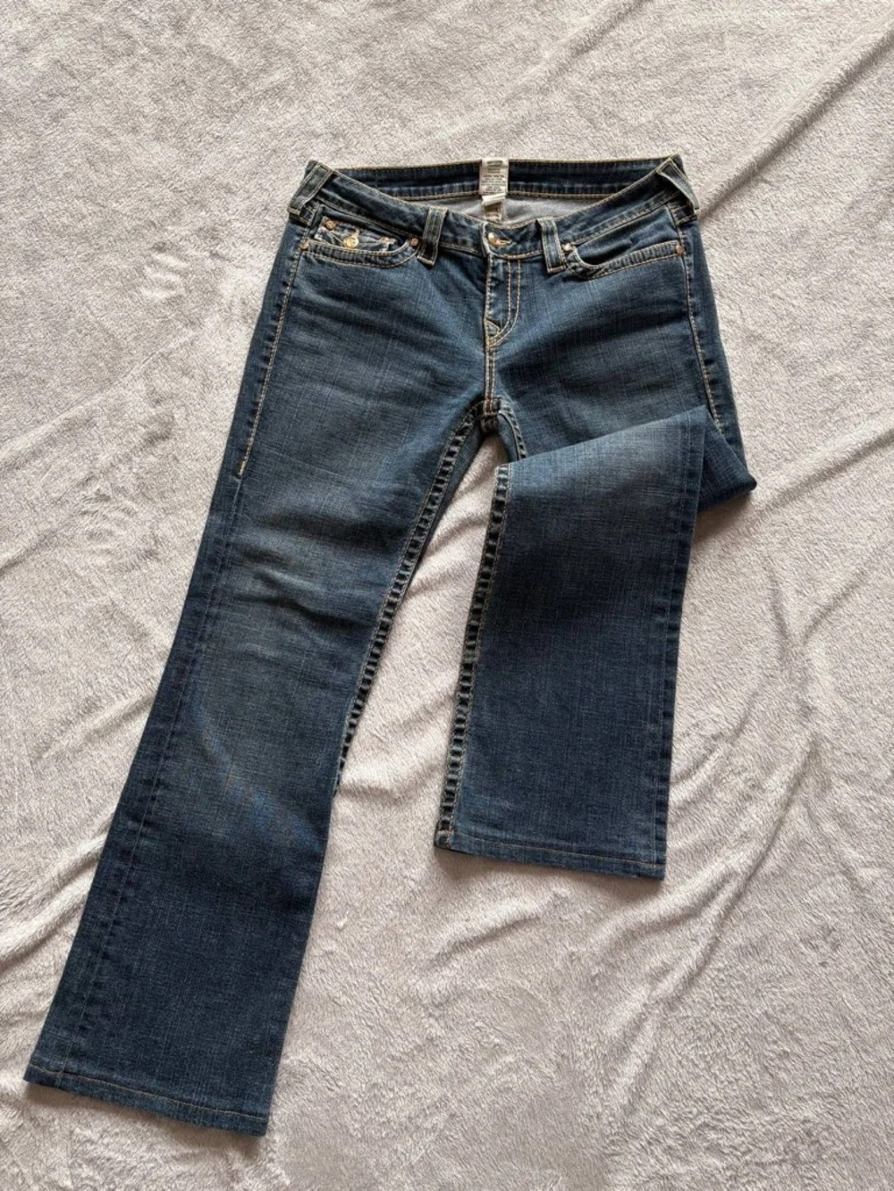 Women’s True Religion Joey Flap Pocket Bootcut Jeans Size 31 - Picture 2 of 9